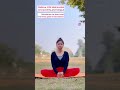 One of the best yoga poses with lot’s of benefits #yoga #shortsviral #navratri #karwachauth #shorts
