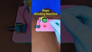 Rope Winding Machine Make With BO Motor ❤️ DC Motor Threads Winding Machine #dcmotor #shorts #diy
