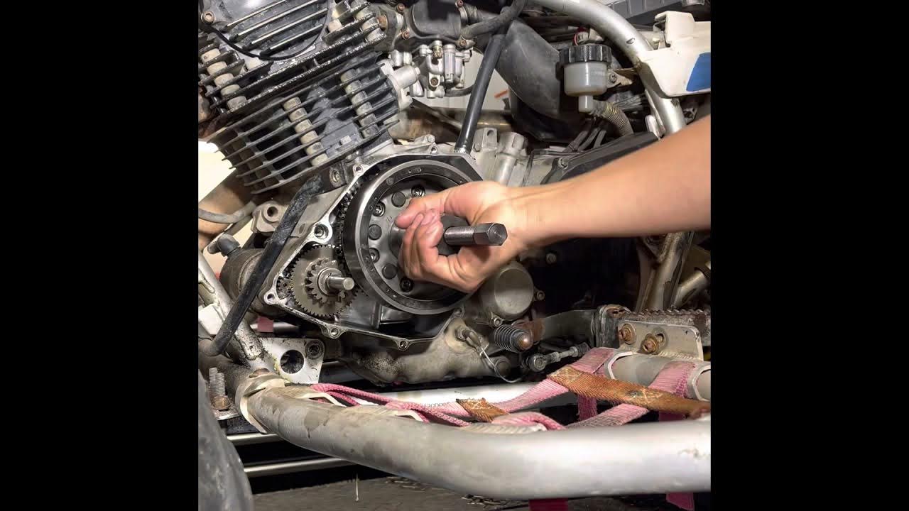 How To Replace the Starter Clutch on a Yamaha Warrior 350 YouTube