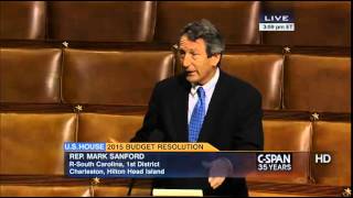 Representative Mark Sanford Applauds Ryan's Brave Budget