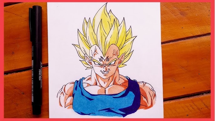 Como Desenhar o Vegeta SSJ2 (Majin Vegeta) - (How to Draw Majin Vegeta) -  SLAY DESENHOS #108 