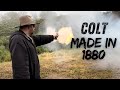 Shooting an original colt 1873 made in 1880