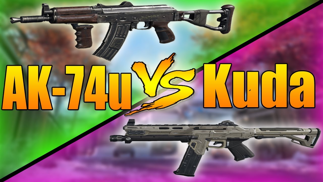 AK-74u VS Kuda (Call of Duty Black Ops 3 SMG Weapons Versus)
