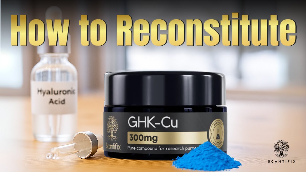 how to reconstitute 50mg ghk cu GHK-Cu 50mg vial