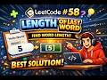 LeetCode 58: Length of Last Word | Easy Solution Explained