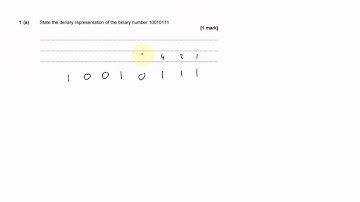 Q1a: Binary to Decimal