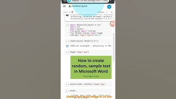 Extract text from image in python in 25 seconds only