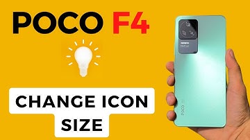 POCO F4 Change icon size || App Icon Size Increase And Decrease  {Solved}