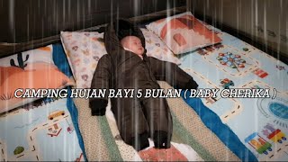 CAMPING BABY -  Camping with 5 month old baby - camping in the forest with 5 month baby ASMR - 1080p