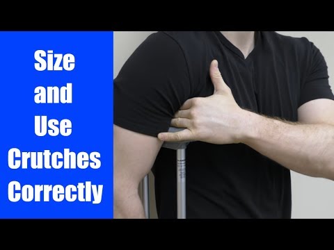 Video: 3 Mga Paraan upang magkasya ang mga Crutches