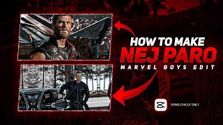 How to make NEJ paro marvel boys edit in cap cut🔥how to edit nej paro video #nejparo #marvelboysedit screenshot 5