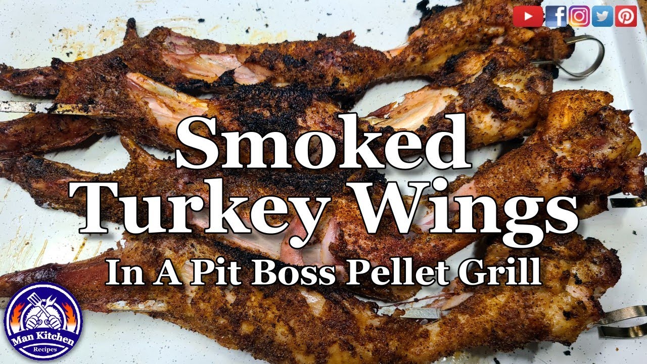 Pellet Grill Smoked Turkey Wing Recipe - Grilling 24x7