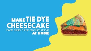 Tie Dye Cheesecake  Walt Disney World Food Recipe