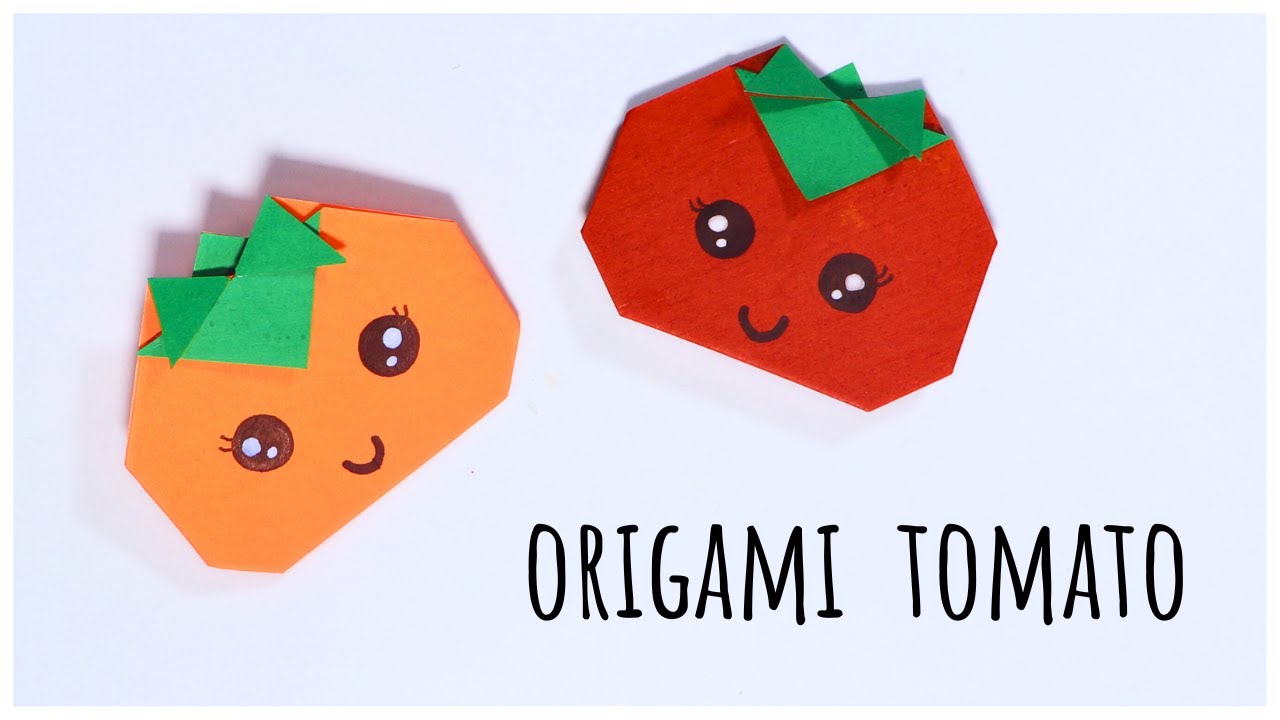 Origami Tomato Tutorial | Easy Paper Craft