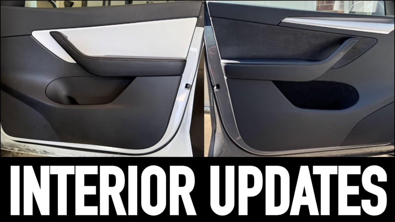 2025 Tesla Model Y Interior Differences - YouTube