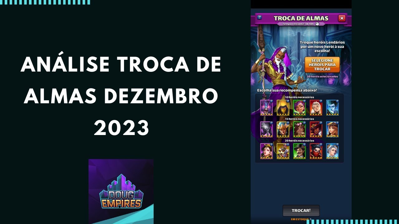 Análise da Troca de Almas Dezembro 2023 Empires & Puzzles YouTube