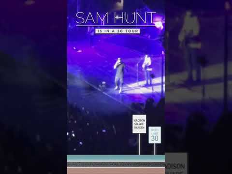 Sam hunt Madison square garden 9-14-2017
