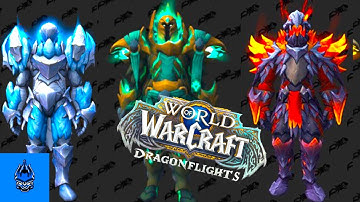 Paladin, Warrior, Hunter Dragonflight Tier Sets - Special Effects on Mythic and PvP Elite Sets