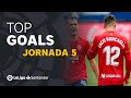 Todos los goles de la Jornada 05 de LaLiga Santander 2020/2021