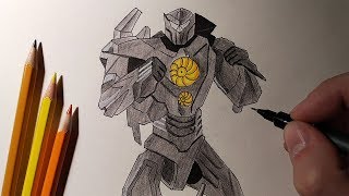 Как Нарисовать РОБОТА БРОДЯГУ из фильма ТИХООКЕАНСКИЙ РУБЕЖ #drawings Как Нарисовать РОБОТА БРОДЯГУ из фильма ТИХООКЕАНСКИЙ РУБЕЖ #drawings