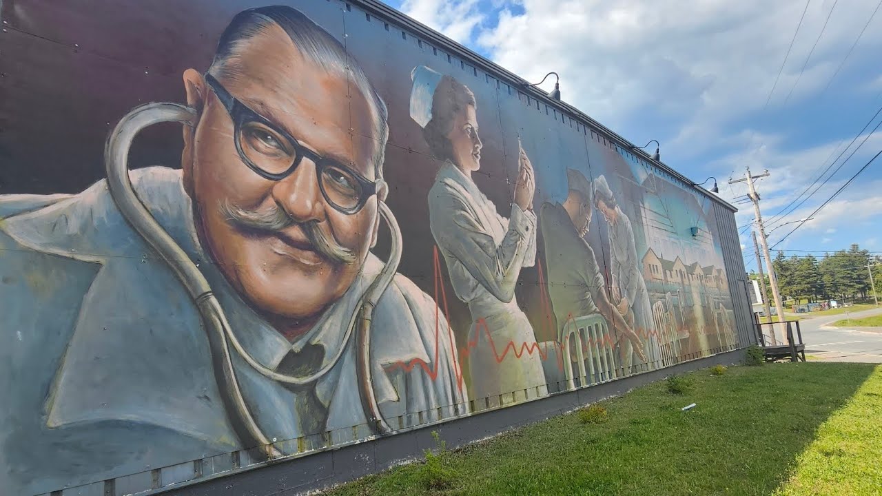 BOTWOOD, NEWFOUNDLAND.  THE TOWN OF ART 