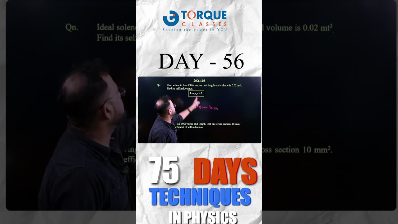 Day 56 of 75 Physics Techniques in 75 Days  