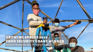 Chi'Shie Farms 26' Geodesic Greenhouse  - Bringing farming back to Navajo Nation