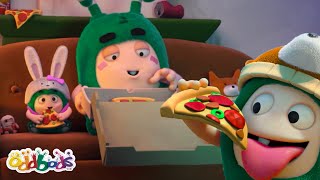 Uncle Zee's Pizza Party  | Oddbods Cartoons | Funny Cartoons For Kids