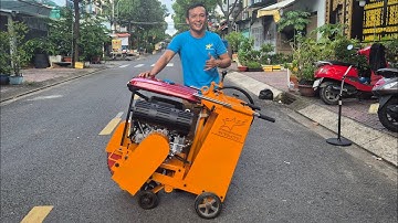 🦖 HƯỚNG DẪN LẮP RÁP – SỬ DỤNG & BẢO DƯỠNG MÁY CẮT BÊ TÔNG KHỦNG LONG TCVN-CC01 (HONDA GX630 – 20HP)