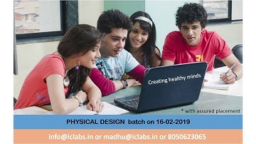 VLSI Physical Design Training