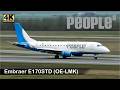 People's - Embraer E170STD (OE-LMK) Landing at Vienna Airport, Runway 34 #planespotting #swiss #wien