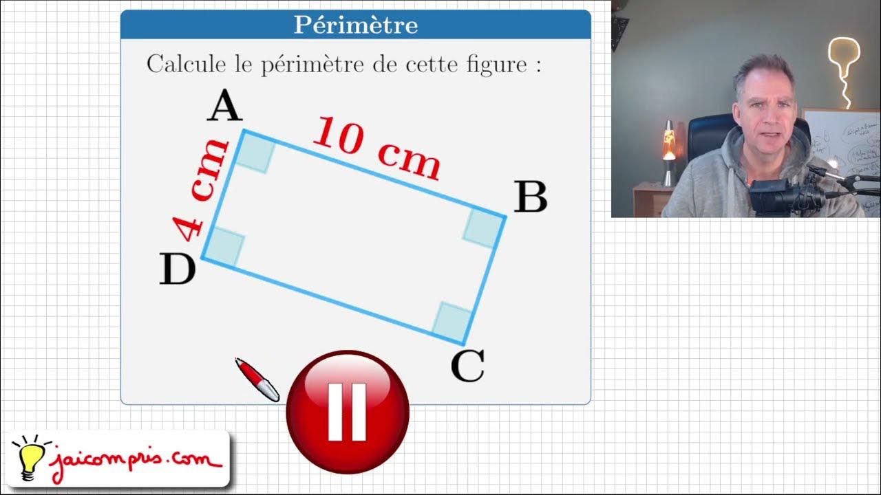 Périmètre Rectangle Exercice ♢ Périmètre d'un rectangle ♢ Sixième - YouTube