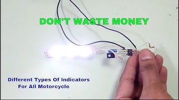 HOW TO build Bikes  led Turn Signal indicator diy - NE555 basic Circuit