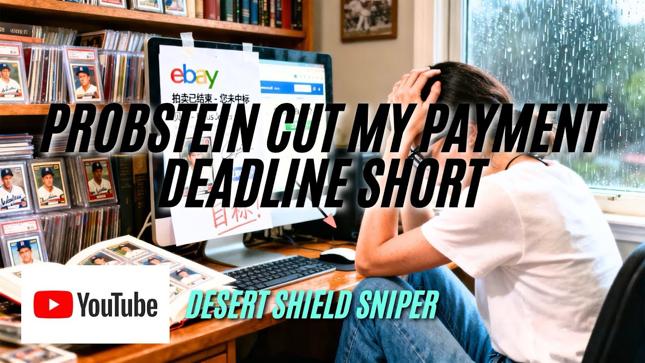 PROBSTEIN CUT MY PAYMENT DEADLINE SHORT (and cancelled my winning bid) PART 1