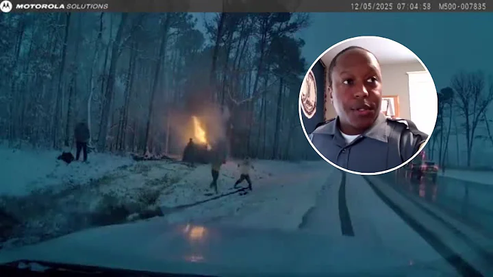 Watch: Virginia state trooper recounts saving man from burning car