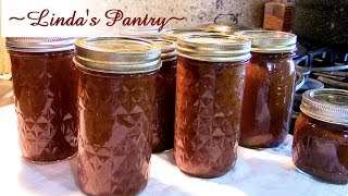 ~Home Canned RhubarBBQ Sauce With Linda's Pantry~