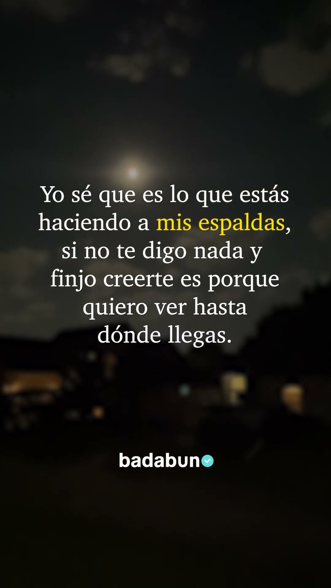 Quiero saber hasta dónde llegas ?