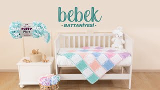 Alize Puffy More Ile Bebek Battaniyesi Baby Blanket Детское Одеяло