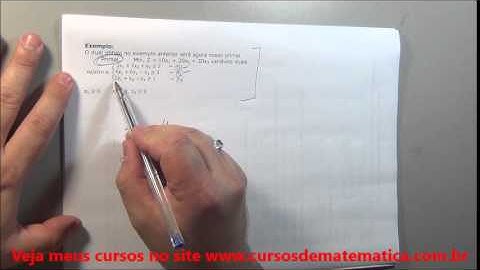 PO - 4 - 1 - dualidade - dual de um problema de programação linear - exemplo 2