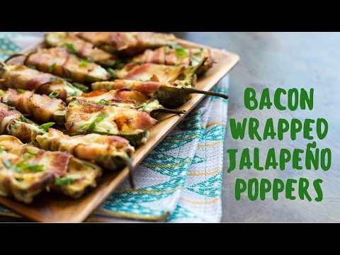 Bacon Wrapped Jalapeno Poppers