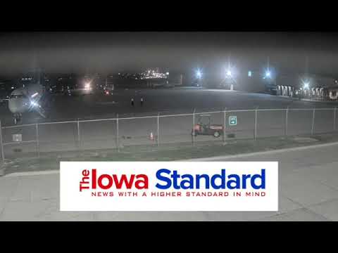 Footage of Flight WL317 in Des Moines