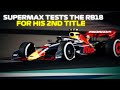 SuperMax Tests the RB18 for his 2nd title