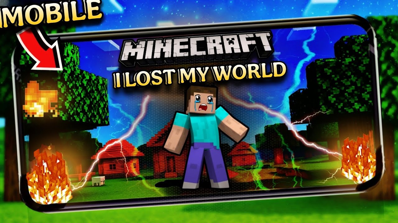 Minecraft pe Survival series | I Lost My World | Minecraft Pe | Episode ...
