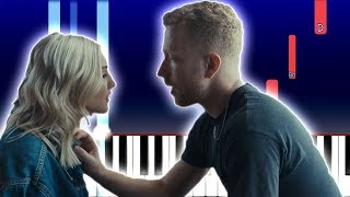 Video thumbnail of "JP Saxe, Julia Michaels - If The World Was Ending (Piano Tutorial)"