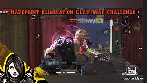 Hardpoint Elimination Clan war challenge in Hardpoint COD mobile