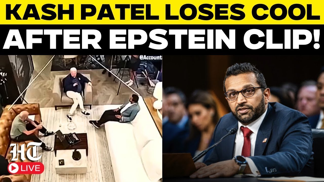 LIVE | Congress Erupts as Kash Patel Fires Back After Epstein Video Plays | Kash Patel