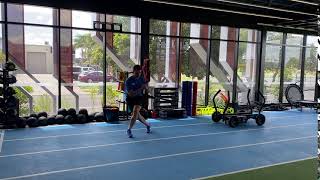 Adductor Phase 3: Crossover Step Sled Drag