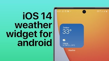 How To Make iOS 14 Weather Widget in KWGT | Part-4