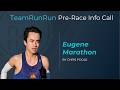 Eugene Marathon Pre-Race Info Call | Coach Chris Poole | Team RunRun
