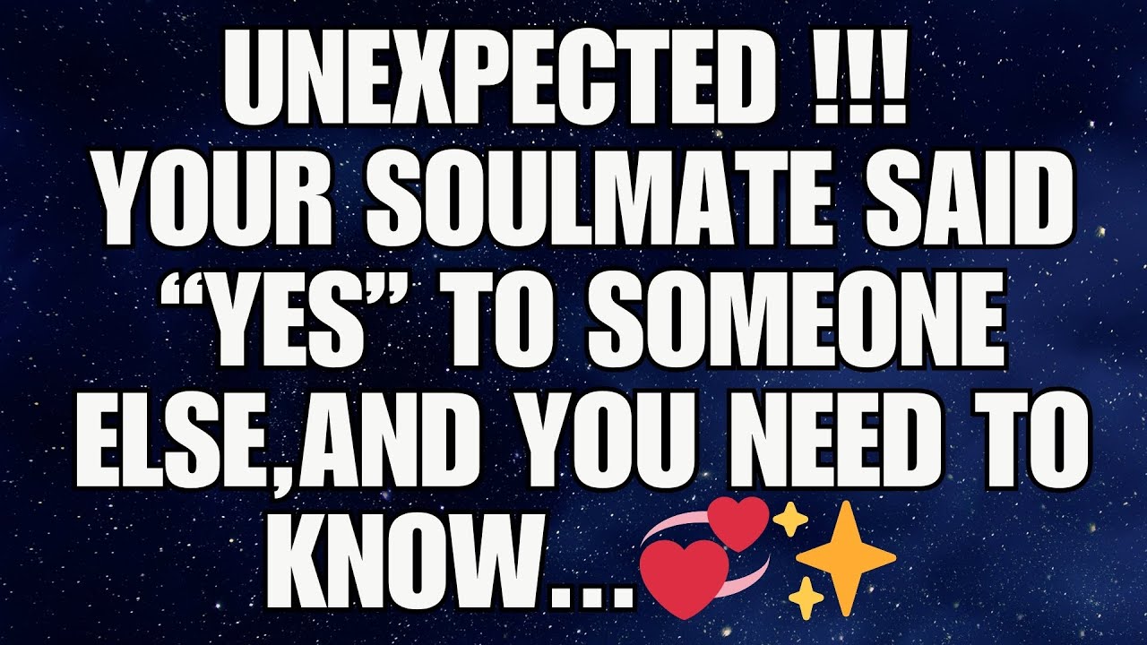 ✨ Ангелы говорят: Неожиданно! Ваша родственная душа сказала «да» кому-то другому, и вам нужно зна...